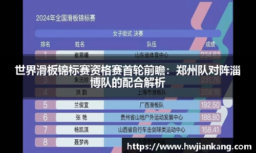 世界滑板锦标赛资格赛首轮前瞻：郑州队对阵淄博队的配合解析